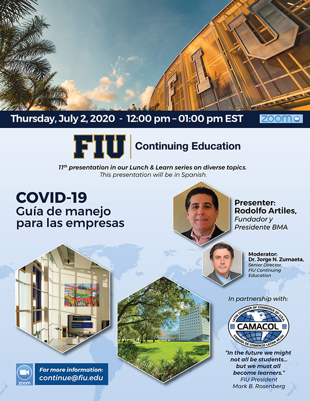 FIU online Seminar Julio 2