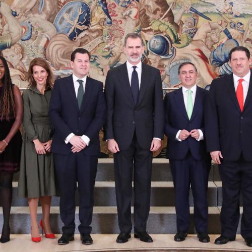 Audiencia con Rey de España