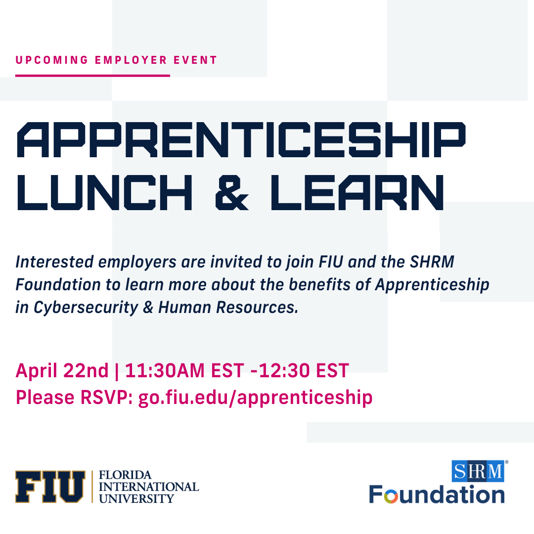 Apprenticeship Lunch and Learn