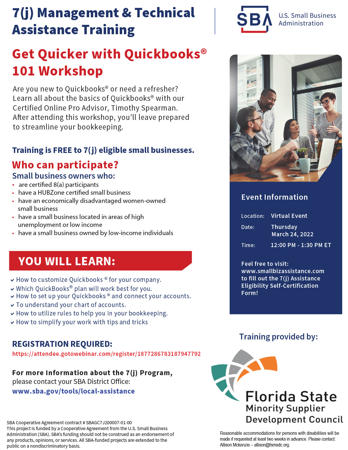 Get Quicker with Quickbooks® 101 Workshop