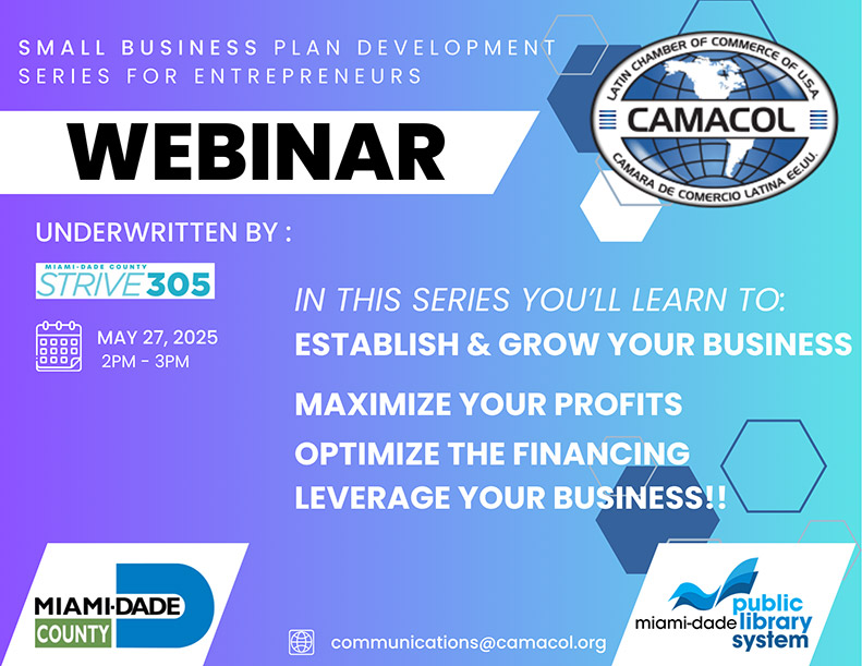 Webinar Small business plan development series for entrepreneurs