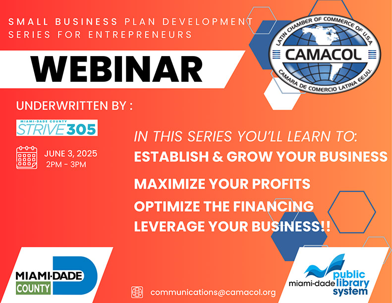 Webinar Small business plan development series for entrepreneurs